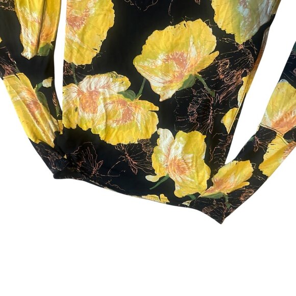 We The Free Birds of Paradise Bell Sleeve Shirt Blouse Top Size Small Women's - Picture 8 of 11